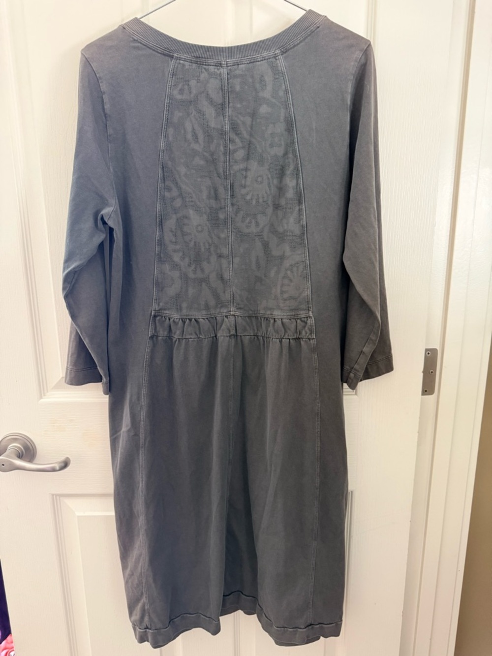 Sandwich Slate Gray Zip-Front Tunic Dress with Front Pockets - Picture 2 of 3
